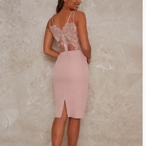 Chi Chi London mauve lace dress